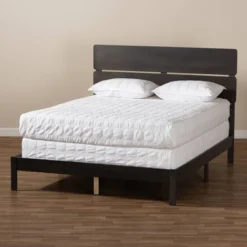 Anthony Wood Panel Bed - Baxton Studio -Outlet Baxton Studio Store GUEST 5d4c668d fbd5 4526 a624 21154537d1ea