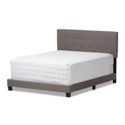 Full Brookfield Modern And Contemporary Fabric Upholstered Grid Tufting Bed - Baxton Studio -Outlet Baxton Studio Store GUEST 5dcc29a9 3173 4d1b b5b9 b609a0c9bcc9