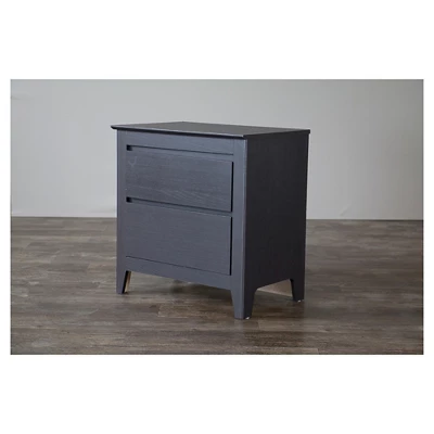 Modern Nightstand Espresso - Baxton Studio 1 Modern Nightstand Espresso - Baxton Studio
