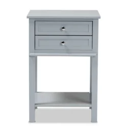 2 Drawer Willow Wood Nightstand - Baxton Studio -Outlet Baxton Studio Store GUEST 5e8dd48c 1b6f 4deb 861c d169001f1e0f