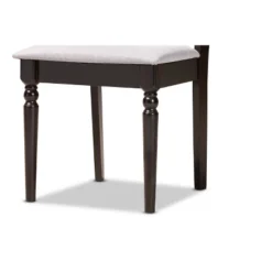 5pc Tonia Fabric Upholstered And Wood Dining Set Gray/Brown - Baxton Studio -Outlet Baxton Studio Store GUEST 5e97859e 8530 4bcd 883f 08e78e97c553