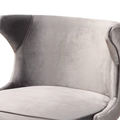 2pc Sagira Velvet Fabric Upholstered And Wood Counter Height Barstool Set - Baxton Studio 3 2pc Sagira Velvet Fabric Upholstered And Wood Counter Height Barstool Set - Baxton Studio - Image 3