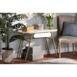 Mabel Metal Console Table With Faux Marble Tabletop Gold - Baxton Studio 12 Mabel Metal Console Table With Faux Marble Tabletop Gold - Baxton Studio -Outlet Baxton Studio Store GUEST 5fc8e842 933b 4b3d 981f 2f0cb058ce7b