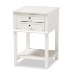 2 Drawer Willow Wood Nightstand - Baxton Studio -Outlet Baxton Studio Store GUEST 603af2b1 0a56 4620 bd23 8860806cdd6f