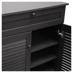 Harding Shoe - Storage Cabinet - Espresso - Baxton Studio -Outlet Baxton Studio Store GUEST 60ca30a6 5c93 4b0e 86a3 9eb2a5fbdfce