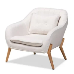 Valentina Velvet Natural Wood Armchair - Baxton Studio -Outlet Baxton Studio Store GUEST 6251b36c 88c0 4db3 ac58 7a3da6c07f08