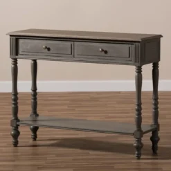 Noemie Country Cottage Farmhouse Finished 2 Drawer Console Table Brown - Baxton Studio 16 Noemie Country Cottage Farmhouse Finished 2 Drawer Console Table Brown - Baxton Studio -Outlet Baxton Studio Store GUEST 62845767 6c89 4395 bc29 cef2d9ca64f2