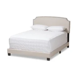 Odette Modern And Contemporary Fabric Upholstered Bed Light Beige - Baxton Studio 19 Odette Modern And Contemporary Fabric Upholstered Bed Light Beige - Baxton Studio -Outlet Baxton Studio Store GUEST 62ef9d75 1ffb 416a 84fc 79f03fa732f8