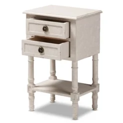 Lenore Country Cottage Farmhouse 2 Drawer Nightstand White - Baxton Studio 11 Lenore Country Cottage Farmhouse 2 Drawer Nightstand White - Baxton Studio -Outlet Baxton Studio Store GUEST 6444a8fb 3959 4718 9f8c db22be37fb39