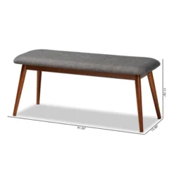 Flora Bench - Baxton Studio 13 Flora Bench - Baxton Studio -Outlet Baxton Studio Store GUEST 6445de88 1c95 47dc ba35 15a7c16dcdca