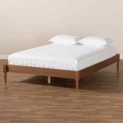 Colette French Bohemian Wood Platform Bed Frame - Baxton Studio -Outlet Baxton Studio Store GUEST 651761f5 b457 4657 b61f bf4ea17b957d