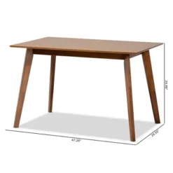 Maila Transitional Wood Dining Table Brown - Baxton Studio -Outlet Baxton Studio Store GUEST 654c92ed 9d78 4814 bb35 ef90ee342dbf