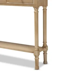 3 Drawer Calvin Wood Entryway Console Table - Baxton Studio -Outlet Baxton Studio Store GUEST 65cfa36e 4d79 4b25 b96f 861b4ba6e59d