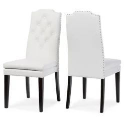 Set Of 2 Dylin Modern And Contemporary Faux Leather Dining Chairs - Baxton Studio 9 Set Of 2 Dylin Modern And Contemporary Faux Leather Dining Chairs - Baxton Studio -Outlet Baxton Studio Store GUEST 67d6230e 066b 4c48 945e fe51062dc93e