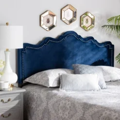 Nadeen Velvet Headboard - Baxton Studio -Outlet Baxton Studio Store GUEST 67f3bd75 4824 4afa b49e 5387ec1688b1
