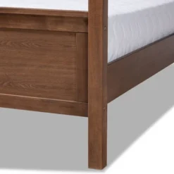 Natasha Fabric Upholstered Wood Platform Canopy Bed Gray/Walnut Brown - Baxton Studio 10 Natasha Fabric Upholstered Wood Platform Canopy Bed Gray/Walnut Brown - Baxton Studio -Outlet Baxton Studio Store GUEST 6c383b05 9464 44c8 ab08 76c327ffee0f