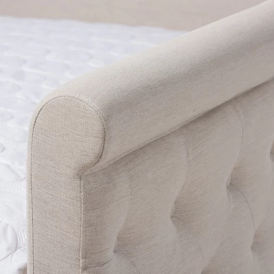 Alena Daybed With Trundle - Baxton Studio 6 Alena Daybed With Trundle - Baxton Studio - Image 6