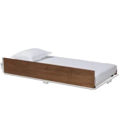 Twin Midori Wood Trundle Bed Walnut - Baxton Studio 9 Twin Midori Wood Trundle Bed Walnut - Baxton Studio -Outlet Baxton Studio Store GUEST 6ec41f02 1b47 4ae8 9760 a6e71c9dcb35