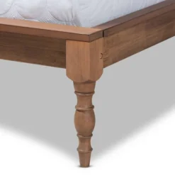 Romy Wood Bed Frame Ash Walnut - Baxton Studio -Outlet Baxton Studio Store GUEST 6eddbe22 6fba 457b 9c7b be04d22ced56