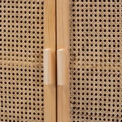 Maclean Rattan Wood 2 Door Storage Cabinet Natural/Brown - Baxton Studio -Outlet Baxton Studio Store GUEST 6f98d56d 2edd 4d7b a919 f4b73664c689
