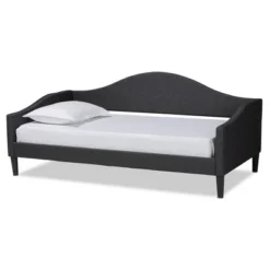 Twin Milligan Upholstered And Wood Daybed - Baxton Studio -Outlet Baxton Studio Store GUEST 6fad18f6 b0bf 423a 9874 741f8ea5924b