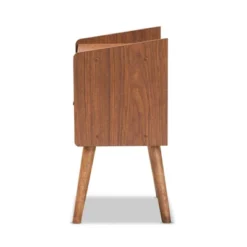 Elario Wood 1 Drawer Nightstand White/Walnut/Brown - Baxton Studio -Outlet Baxton Studio Store GUEST 6ff0c2a6 be15 46fa a914 dc952b0c87c8