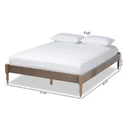 Cielle French Bohemian Wood Platform Bed Frame - Baxton Studio 13 Cielle French Bohemian Wood Platform Bed Frame - Baxton Studio -Outlet Baxton Studio Store GUEST 70037261 442f 4a25 8615 81576170b32e