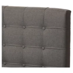 King Rene Modern And Contemporary Fabric 4-Drawer Storage Platform Bed Gray - Baxton Studio -Outlet Baxton Studio Store GUEST 711b6d30 4dce 4b98 bf60 0819b688a9ef