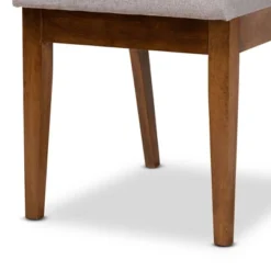 2pc Octavia Wood Dining Chair Set - Baxton Studio -Outlet Baxton Studio Store GUEST 72c12dec 4c7d 4764 8ea2 1cf2fe0a3e02