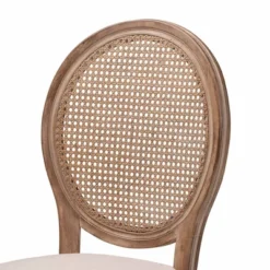 Set Of 2 Louis Fabric Upholstered With Rattan And Wood Dining Chairs Beige/Brown - Baxton Studio 11 Set Of 2 Louis Fabric Upholstered With Rattan And Wood Dining Chairs Beige/Brown - Baxton Studio -Outlet Baxton Studio Store GUEST 7378d1f3 5dc2 4336 940f ff3b2954e664