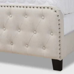 Annalisa Fabric Upholstered Button Tufted Panel Bed - Baxton Studio 9 Annalisa Fabric Upholstered Button Tufted Panel Bed - Baxton Studio -Outlet Baxton Studio Store GUEST 75a008c2 64ce 4fda 8d0e 9750077b2835