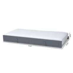 Cintia Wood Bed With Trundle Gray - Baxton Studio 11 Cintia Wood Bed With Trundle Gray - Baxton Studio -Outlet Baxton Studio Store GUEST 77829570 2c59 4544 b964 96370ecc8f58