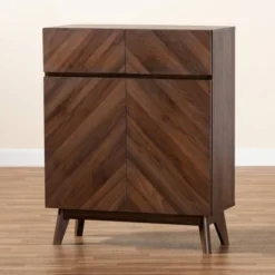 Hartman Wood Shoe Cabinet Walnut Brown - Baxton Studio 14 Hartman Wood Shoe Cabinet Walnut Brown - Baxton Studio -Outlet Baxton Studio Store GUEST 78a1d68b e1d8 41d2 91af be373ec76112