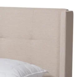 Lisette Fabric Upholstered Bed - Baxton Studio -Outlet Baxton Studio Store GUEST 799a02ae 2e52 4044 8f5d 517ebed4bdbc