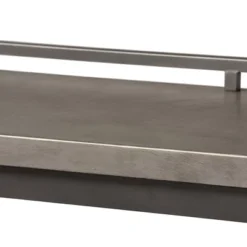 3pc Noll Upholstered Metal Counter Height Dining Set Gray - Baxton Studio -Outlet Baxton Studio Store GUEST 7a369bc3 02c3 408a 81ae 5f8f8f83b3dc