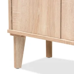 Fella Two-Tone Oak And Entryway Shoe Cabinet With Drawer Brown - Baxton Studio -Outlet Baxton Studio Store GUEST 7b933172 3303 4f44 88af 7c3c7ba5eb17