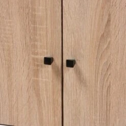 Bastien Light Oak 6 Shelf TV Stand For TVs Up To 60" White/Brown - Baxton Studio 13 Bastien Light Oak 6 Shelf TV Stand For TVs Up To 60" White/Brown - Baxton Studio -Outlet Baxton Studio Store GUEST 7c28ee66 7429 44a6 9a73 49bbae7a77e4