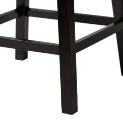 2pc Theron Fabric And Wood Swivel Counter Stool Set - Baxton Studio -Outlet Baxton Studio Store GUEST 7c84b8e8 0dc2 4cf3 9a7f fcee7de95716