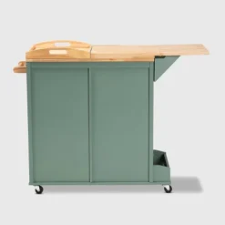 Dorthy Two-Tone Wood Kitchen Cart Green/Natural - Baxton Studio 17 Dorthy Two-Tone Wood Kitchen Cart Green/Natural - Baxton Studio -Outlet Baxton Studio Store GUEST 7ca531d8 eec9 4063 8b46 0f7c61f7b3cc