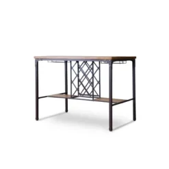 Vintner Pub Counter Height Dining Set Black/Brown - Baxton Studio -Outlet Baxton Studio Store GUEST 7dda825f c580 4c2e beaf 2699248008cc