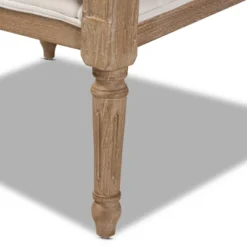 Clemence Upholstered Whitewashed Wood Accent Chair Ivory/Oak - Baxton Studio 13 Clemence Upholstered Whitewashed Wood Accent Chair Ivory/Oak - Baxton Studio -Outlet Baxton Studio Store GUEST 7e732bbb 9271 4c1a bf7c 44d5b0a297f4