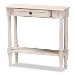 Ariella Whitewashed 1 Drawer End Table White - Baxton Studio 19 Ariella Whitewashed 1 Drawer End Table White - Baxton Studio -Outlet Baxton Studio Store GUEST 7e74605a e398 40d1 9b8f 7fb2020eec0a