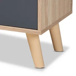 Clapton Wood TV Stand For TVs Up To 75" Gray/Brown - Baxton Studio -Outlet Baxton Studio Store GUEST 7efffbb0 2efa 4d2a a1d3 eba7693fc6d8