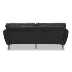 Miranda Mid-Century Modern Fabric Upholstered Sofa Dark Gray - Baxton Studio -Outlet Baxton Studio Store GUEST 7f1ba031 57ff 4f76 abd1 ed78f686d59f