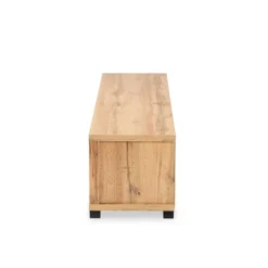 Gerhardine Wood 1 Drawer TV Stand For TVs Up To 65" Oak Brown/Black - Baxton Studio -Outlet Baxton Studio Store GUEST 88b78a2c c9e6 41ae 852e 3838432b06e2