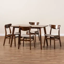 5pc Orion Dining Set - Baxton Studio -Outlet Baxton Studio Store GUEST 891f2a8a 24e6 4ddb a3c9 34dddcad0162