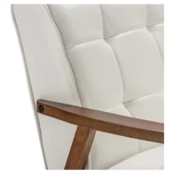 Mid-Century Masterpieces Loveseat White - Baxton Studio -Outlet Baxton Studio Store GUEST 89402107 93dd 4daa 85fe 4f826e3ae124