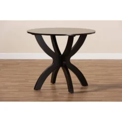 35" Tilde Wide Round Wood Dining Table - Baxton Studio -Outlet Baxton Studio Store GUEST 89d0b8bf 47fb 449f b9f3 33d09da11055