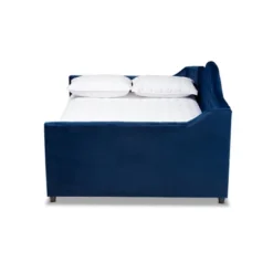 Perry Velvet Daybed With Trundle - Baxton Studio -Outlet Baxton Studio Store GUEST 8a50ce90 4465 40d4 867d 70ea60e658ac