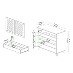 Coolidge Wood 1 Drawer Storage Cabinet Oak Brown - Baxton Studio -Outlet Baxton Studio Store GUEST 8b80dec4 5c90 444b 8782 79ceea8383cd